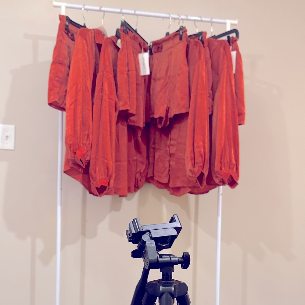 Blouse and short set!! Brand new, boutique closing. Make your best offer